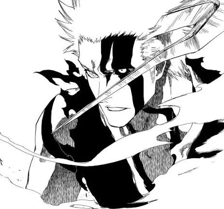 Ichigo Manga Black And White PFP 2