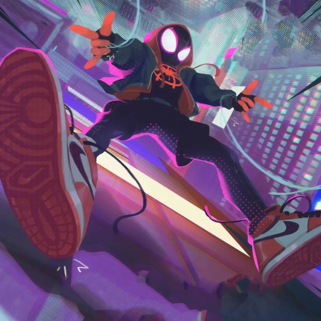 Miles Morales PFP Across the Spider Verse 2