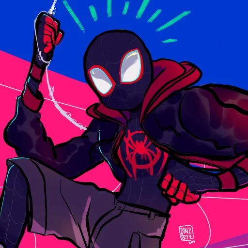 Miles Morales PFP Across the Spider Verse 4